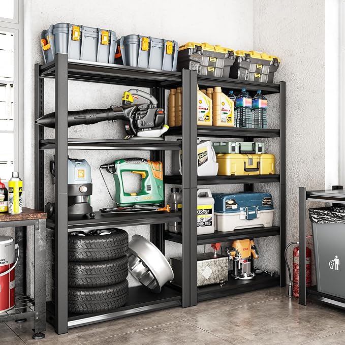 40in Wide Garage Shelving Heavy Duty，2500lbs Large Loads Adjustable Garage - Image 3