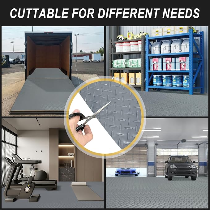 7.5x20 FT Garage Floor Mat, 2.8mm Thickened Flooring Roll - Image 7