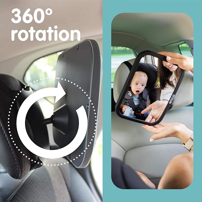 Onco Baby Car Mirror Rear Facing - Image 7