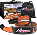 Nilight 3" x 30' Recovery Tow Strap Lab Tested 31, 500lbs Break Strength Heavy by Nilight