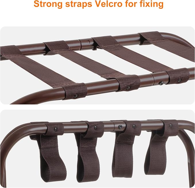 Heybly Luggage Rack, Steel Folding Suitcase Stand - Image 7