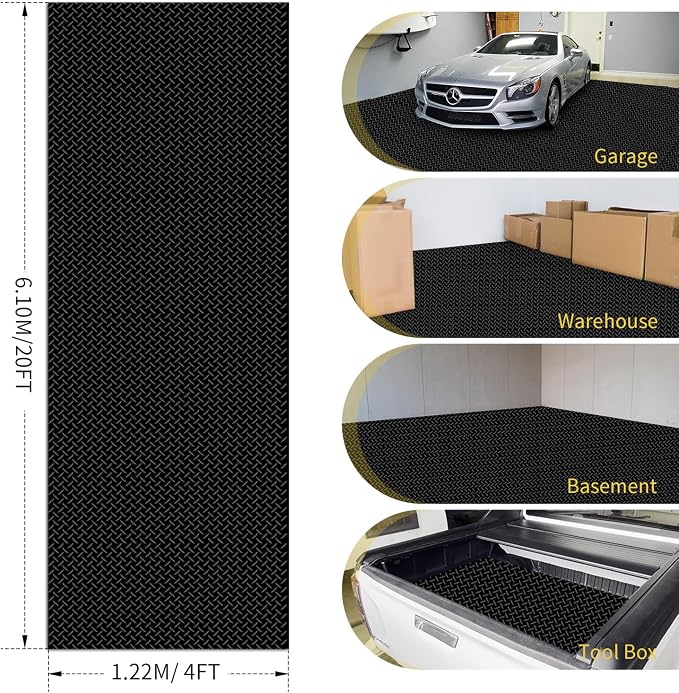 Premium Garage Floor Mat, Commercial Grade Heavy Duty Parking Mat - Image 7