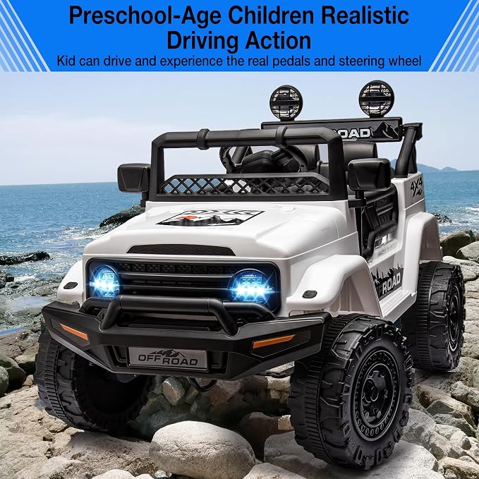 Garvee 12V Kids Ride On Truck Car - Image 2