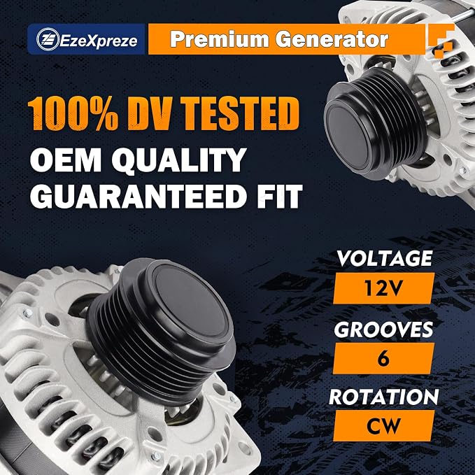 Ezexpreze Alternator Fit for Honda Odyssey 3.5L V6 2014-2017, 130Amp CW - Image 3
