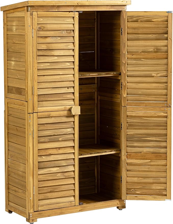 63 "H x 34.25 "L x 18.5 "W Vertical Garden Shed - Image 8