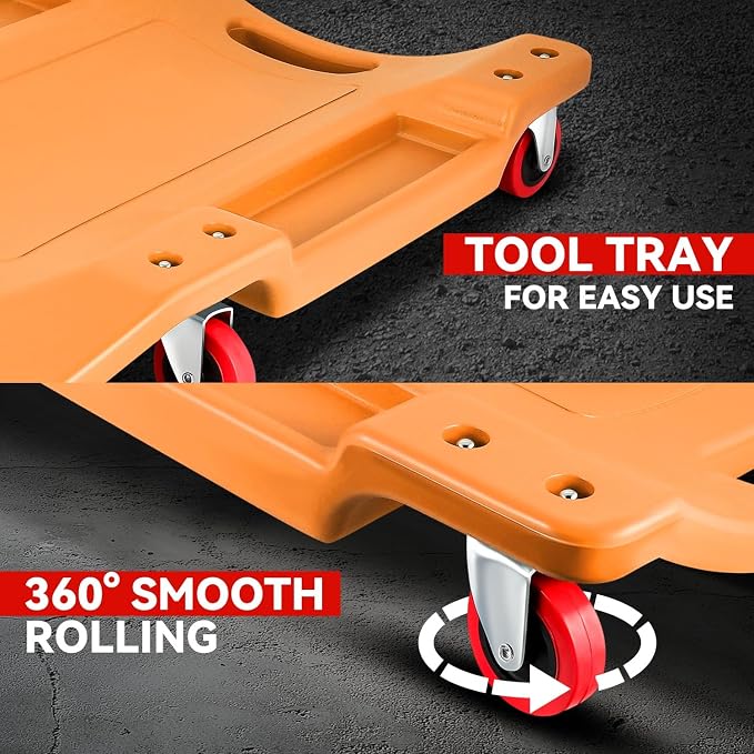 Auto Dynasty 36 Inches Mechanic Creeper, Automotive Garage Repair Low Profile - Image 5
