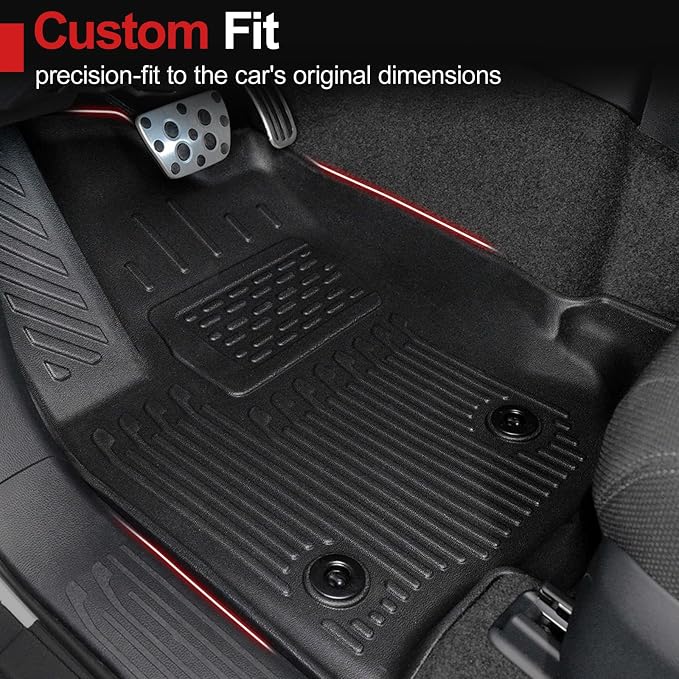 Floor Mats Set for 2025 Toyota 4Runner Fuel 5-Seater, Full Coverage All Weather - Image 2