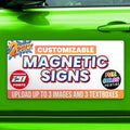 2-Pack, 30 mil Customized Vinyl Car Magnets, Personalized Magnetic Sheets by BasicFundamentals