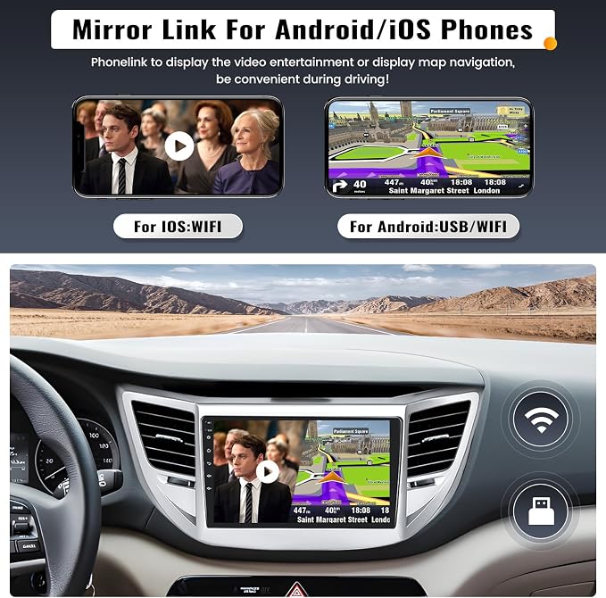 2G+32G 9 Inch Android Car Stereo - Image 4