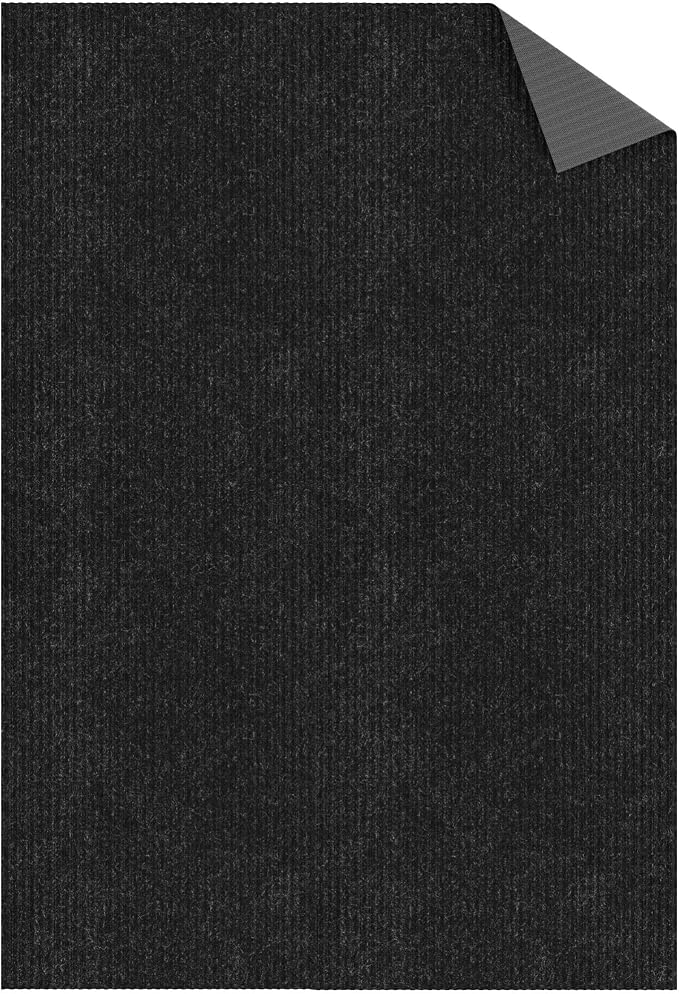 Ottomanson 6'6" x 11' Mud Mat Area Rug Scraper Carpet - Image 8