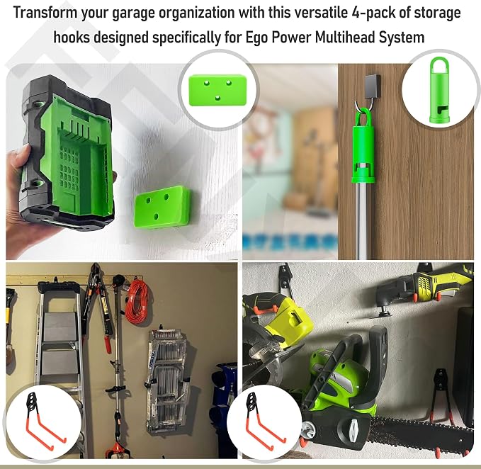 4 Pack Garage Storage Hooks Attachment - Image 6