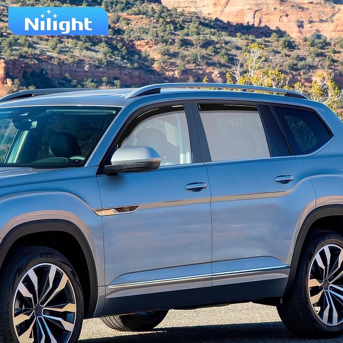 Nilight Vent Window Visors for Volkswagen Atlas 2018 2019 2020 2021 2022 2023 - Image 7