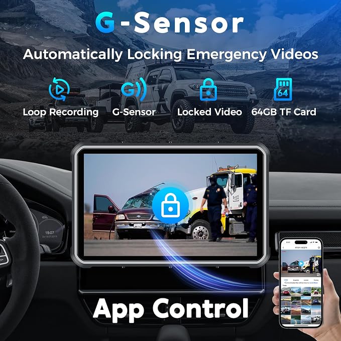 Portable Apple Carplay Screen for Car, Secure Strong Bracket, Navigation - Image 5