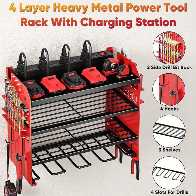 Power Tool Organizer Wall Mount - Image 4