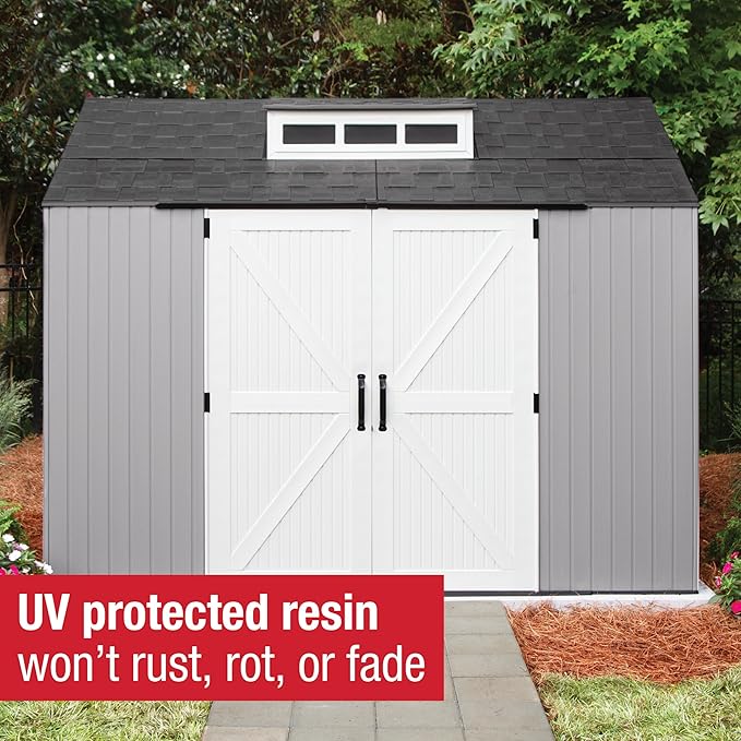 Rubbermaid Extra Large Resin Outdoor Storage Shed - Image 4