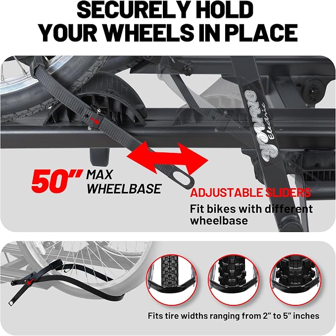 Young E-Bike Rack Hitch Mount Platform Style - Image 5