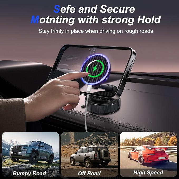 Magnetic Phone Charging Holder for Car - Image 7