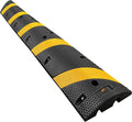 Speed Bump Strip - 6 Ft Rubber Speed Humps - Stop and Slow Cars - by XposeSafety