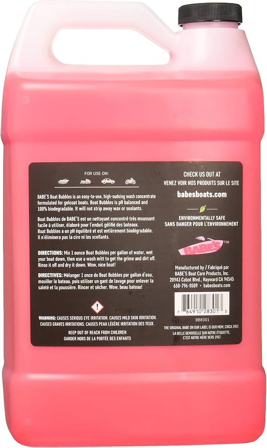 Babe’s Boat Bubbles – High-Sudsing Boat Wash Soap – Safe - Image 2