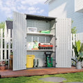 Aoxun White Resin Outdoor Storage Shed by Aoxun
