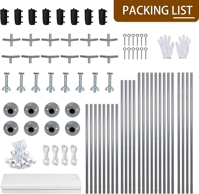 Walsunny Carport, 10x20 ft Heavy Duty Carport Canopy - Image 5