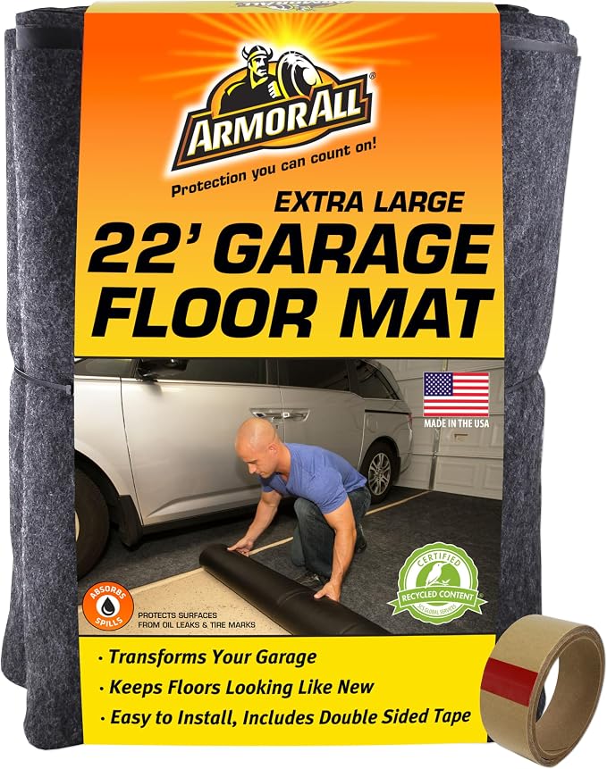 Armor All Original XL Garage Floor Mat, Protects Surfaces, Transforms Garage by ArmorAll
