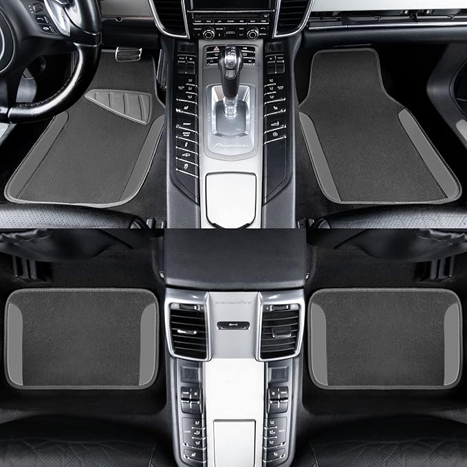 CAR PASS Waterproof Universal Fit Car Floor Mats, Car Mats Fit - Image 3