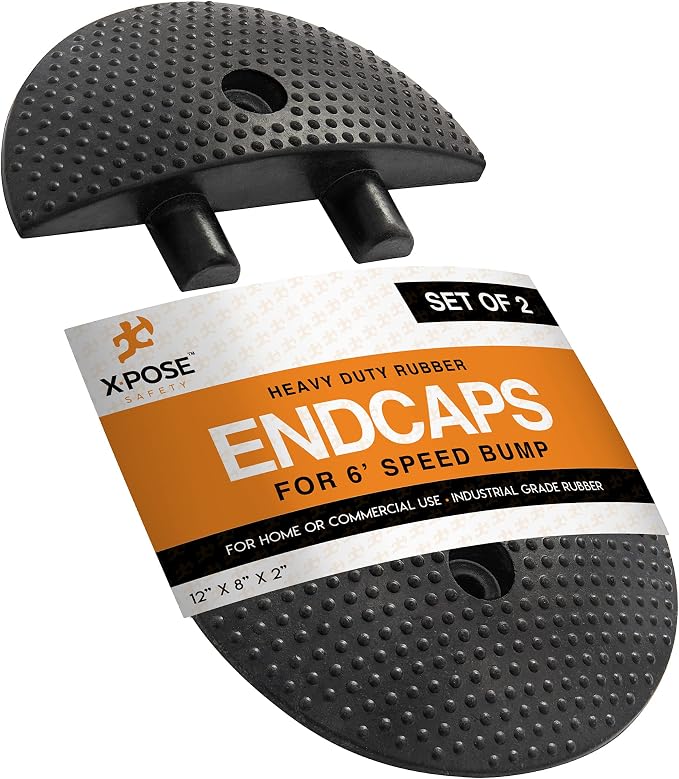 Speed Bump - Rubber Speed Hump Modular Interlocking Design - by Xpose Safety by XposeSafety