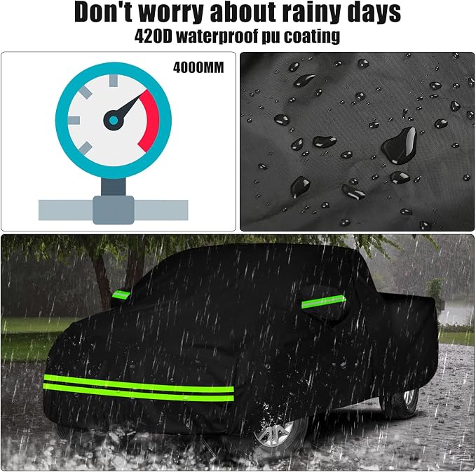 Waterproof Car Cover Compatible - Image 4
