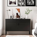 2 Door Storage Sideboard, Metal Storage Cabinet by Washsemba