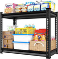 Garage Shelving Heavy Duty 880LBS Loads, 2-Tier Metal Shelving Units and Storage by SDXYSTCE