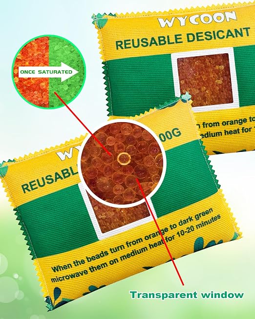 Rechargeable Desiccant Pack 2 x 500g, Moisture Absorber - Image 8