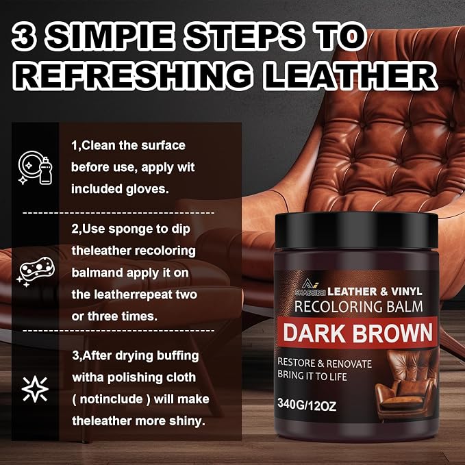 Leather Scratch Repair Balm-Leather Color Restorer - Image 5