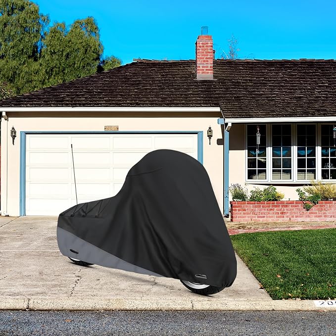 XYZCTEM Motorcycle Cover for Touring Models Harley Davidson Road King Road - Image 7