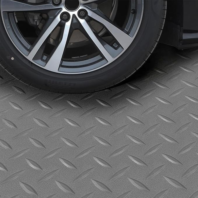 5Ft x 12Ft Rubber Flooring Mats 1.6mm Diamond Plate Flooring Roll 60sqft Rubber - Image 2