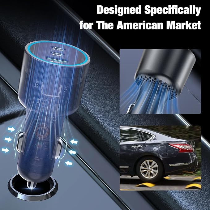 140W USB C Car Charger, Super Fast Charging - Image 6