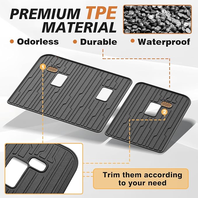 TripleAliners Backrest Mats All Weather Liners Compatible - Image 4