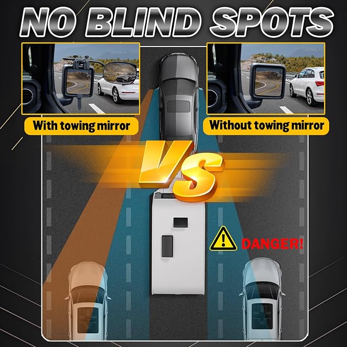 Universal Clip on Towing Mirrors Extensions - Image 3