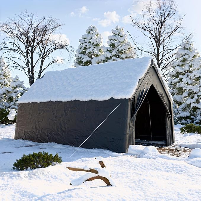 Portable Garage, 13 x 24 FT Heavy Duty RV Carport Canopy, Reinforced Steel - Image 6