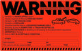 Easykart Labels 250 Parking Violation Notice Tow Stickers by EasykartLabels
