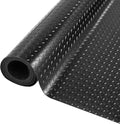 Garage Floor Mat, 16.4x3.2FT Diamond Plate Rubber Flooring Roll, PVC Non-Slip by KUJIBGY