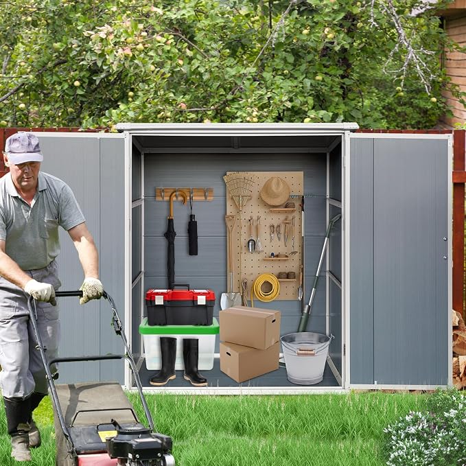 5x3 FT Resin Outdoor Storage Shed - Image 2