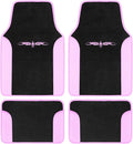 BDK carXS Fresh Two-Tone Carpet Floor Mats, Tribal Tattoo Design by BDK