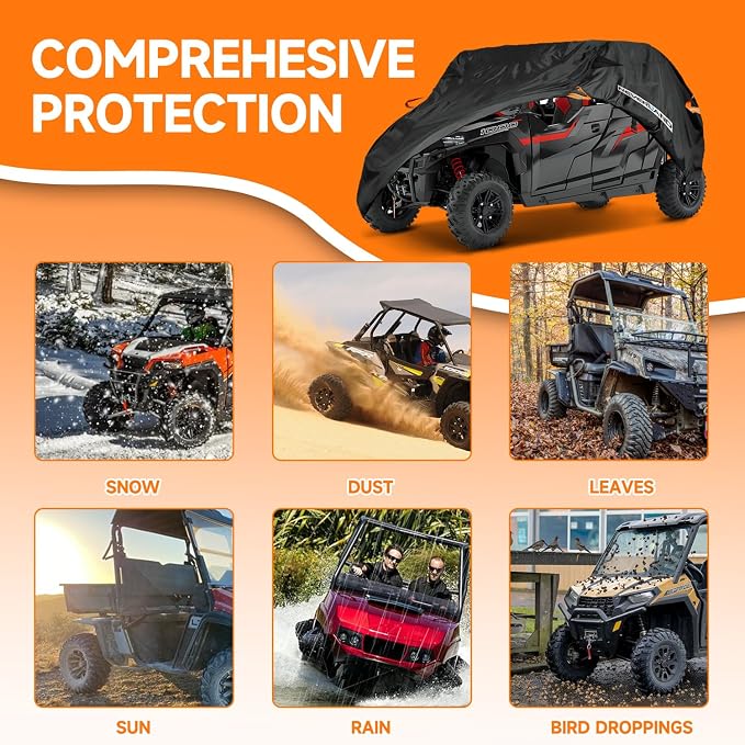 NEVERLAND UTV Cover Waterproof Outdoor - Image 5