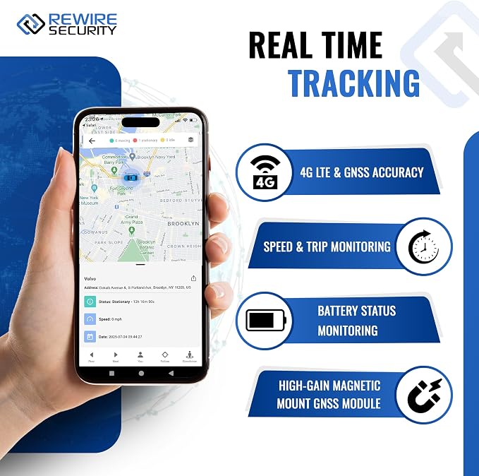 REWIRE SECURITY 104-Pro 4G Magnetic GPS Tracker - Image 4