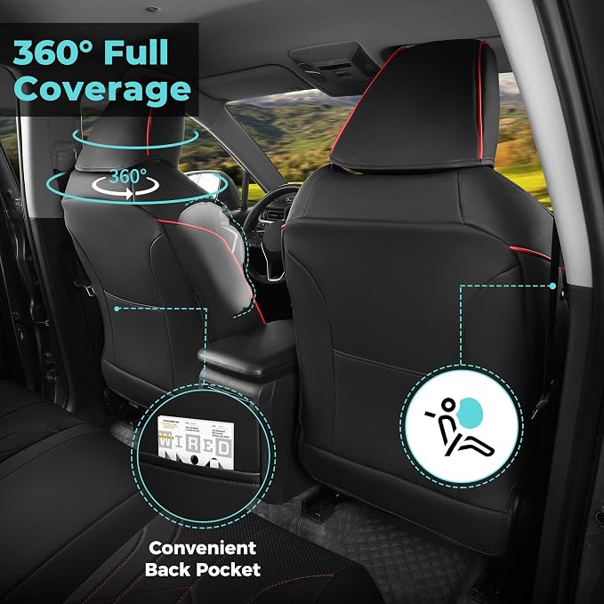 for Toyota RAV4 Seat Covers 2019 2020 2021 2022 2023 2024 2025 RAV 4 Prime & - Image 8