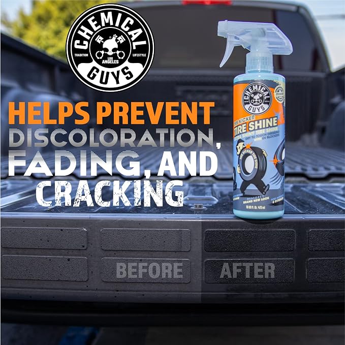 Chemical Guys Tire Kicker Sprayable Extra Glossy Tire Shine Safe - Image 6