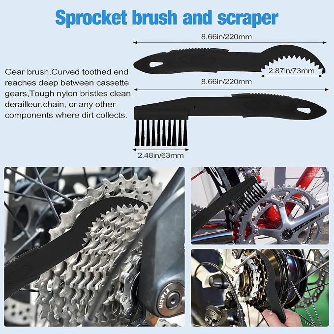 Bike Cleaning Kit Including Bicycle Chain Scrubber, Bike Link Pliers, Bicycle - Image 8
