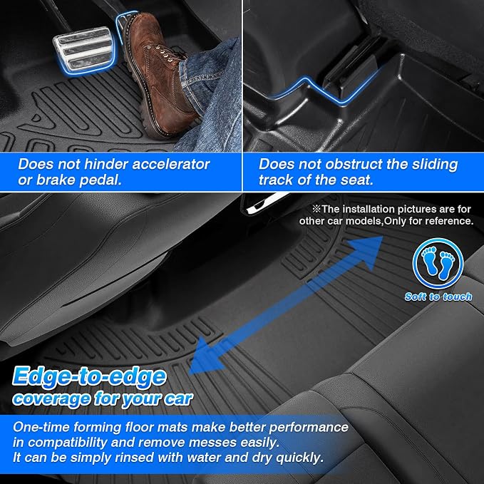 Cartist Floor Mats Fit for Chevrolet Blazer EV 2024 2025 2026/Cadillac Lyric - Image 4