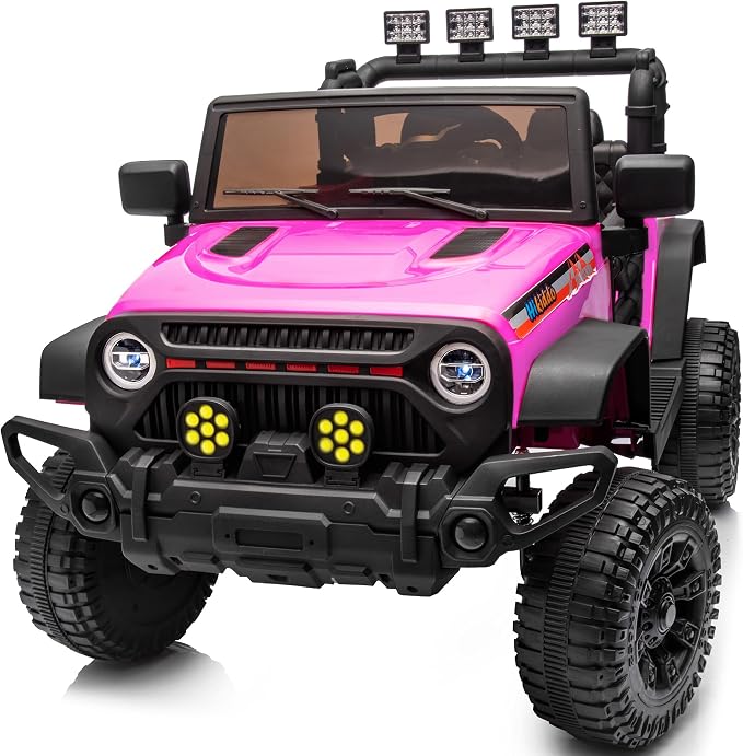 4WD Kids Ride on Car Truck, 12V 7Ah Kids Electric Vehicles Car Ride on Toy by Hikiddo